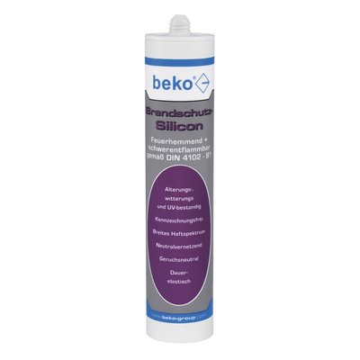 Beko fire protection silicone grey 310ml