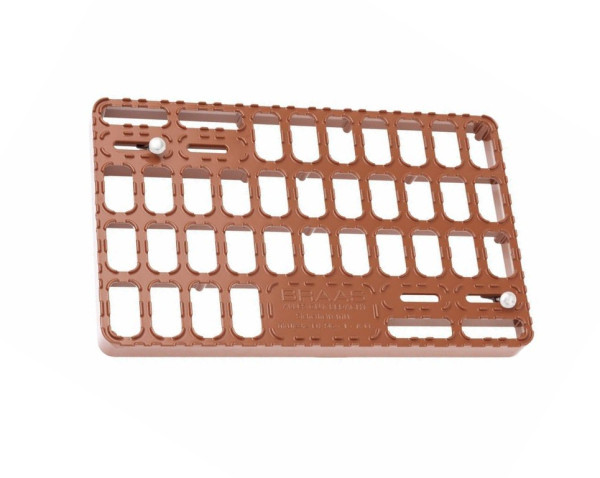 Braas Sicherheitstritt Aluminium 41x25 cm rot beschichtet