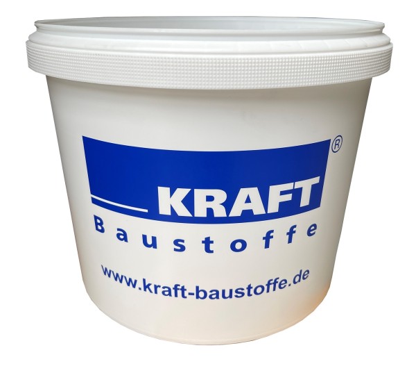 SAIER Eimer m. "Kraft" Logo 11L rund weiß - ERC 1100 P S51