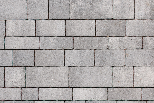 BWL Pflastersystem Via Casa groß kantig grau-schwarz-meliert