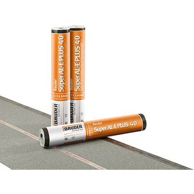 Bauder Super AL-E PLUS 40 naturschiefer/Folie 5x1m