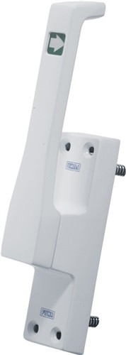 Türtreibr.970 DIN li.weiß LM.50mm 10mm Rundstange