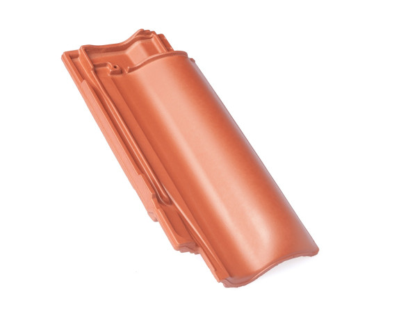 Braas Rubin 13V(O) MN-Anthrazit Flächenziegel halb 1/2 (Obergräfenhain)