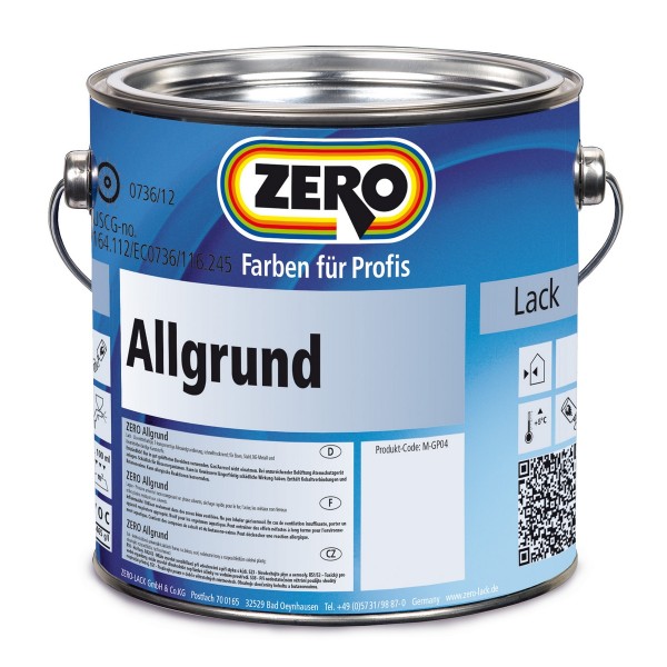 Zero Allgrund gray 750ml - 721307001