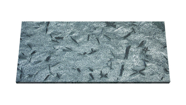 Lagotrade Silver Grey Matrix stahlgrau Terrassenplatte 80/40/3 cm