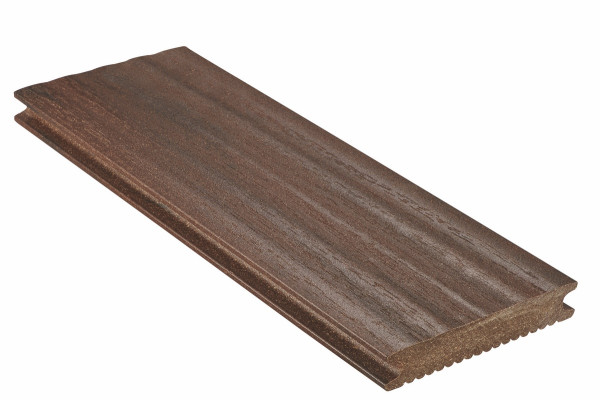 NIF WPC-Diele ""Die Beliebte select"" 26x138x3000mm Naturlinie kastanienbraun