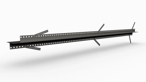 Mastertec SRF 125 Multi Typ Ortbetonwand beschichtetes Sollrissfugenprofil