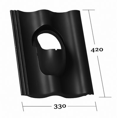Klöber Venduct® Grundplatte o. Rohr KE0017 f. Harzer-Pfanne rot