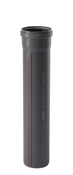 HTsafeEM Rohr mit Muffe DN/OD 110 0.5m