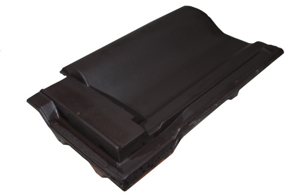 Erlus E58 Firstanschlusslüfter Schiebeziegel anthrazit - N