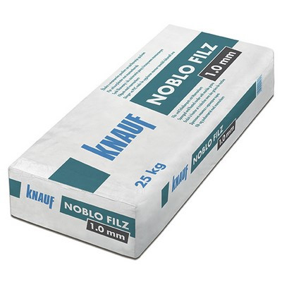 Knauf Noblo Filz 1mm weiß 25kg Filzputz und Scheibenputz mit Marmorkorn