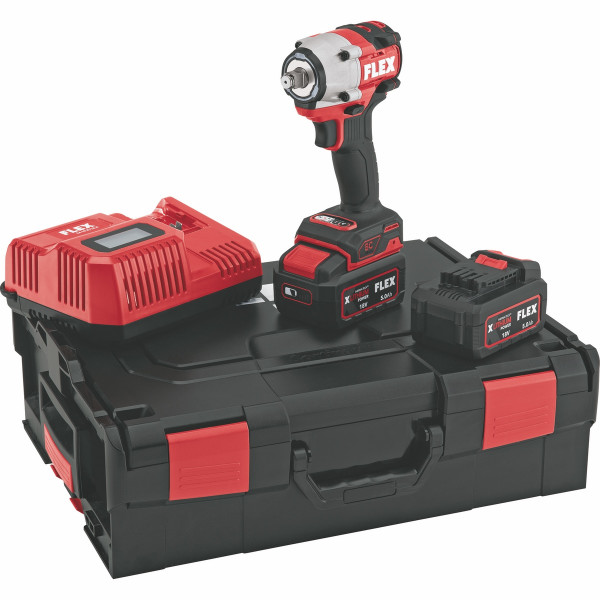 FLEX kompakter Akku-Schlagschrauber 18V IW 1/2" 400 18.0-EC 5.0/Set - 531504
