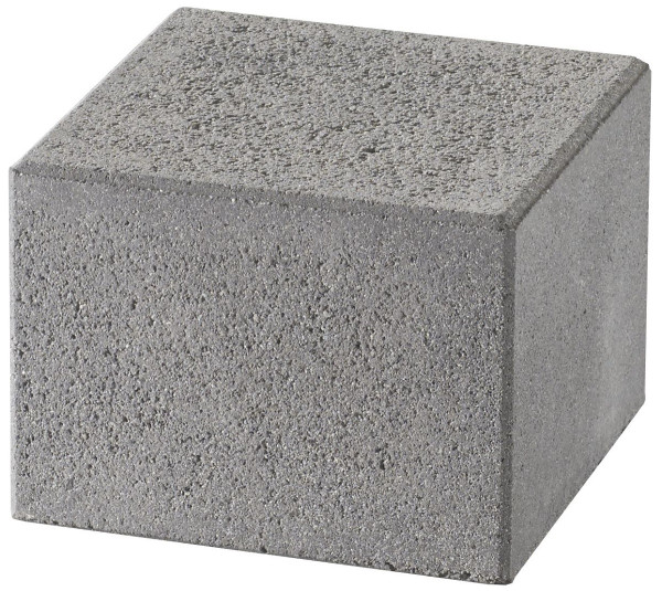 Halbelement Vios 22.5x22.5x16.5cm grau feingestrahlt