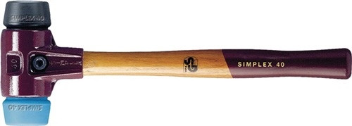 SIMPLEX-Schonhammer Ø50 TPE-soft/TPEmid HALDER 3012.050