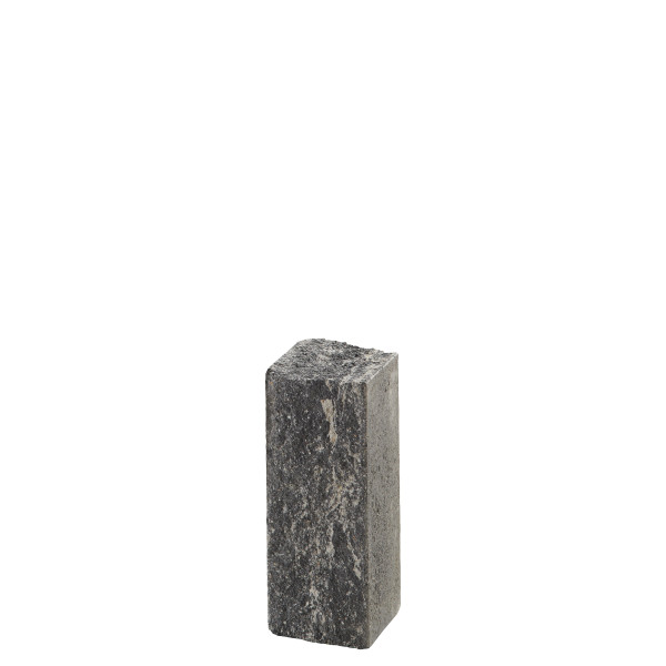 End palisade Via Leano 15x14x40cm nero bianco used shot blasted