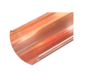 Kupfer Rinne 25 0.6mm kleine Wulst Länge 5.00m