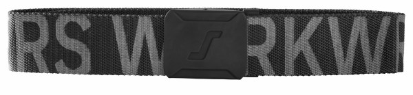 Snickers Workwear SWW Logo Gürtel Hosengürtel One size black/steel grey