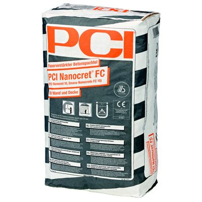 PCI Nanocret FC 25 kg grau 1-10 mm Faserverstärkt Betonspachtel
