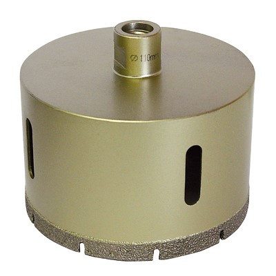 Diewe Diamantfliesenbohrkrone M14 gold 110mm