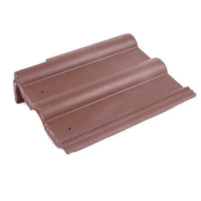 Braas Frankfurter pan Protegon MATT ciemnobrązowy kamień szczytowy 11 prawy