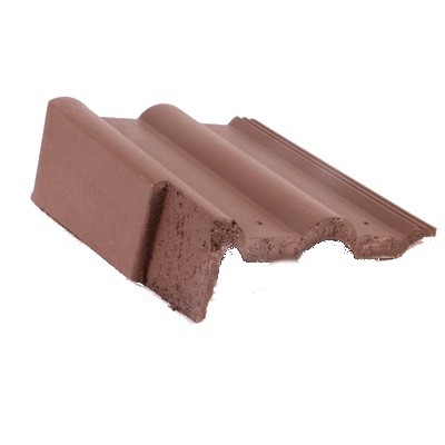 Braas Frankfurter Pfanne Protegon MATT Dark Brown Giebelstein 8.8 re