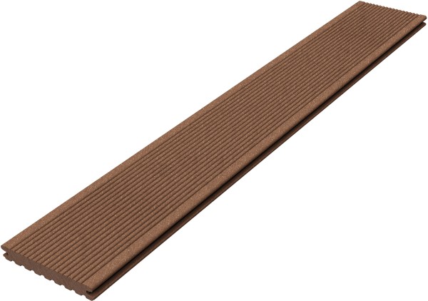 Barfußdiele CLASSIC massiv nussbraun 6000x145x21mm