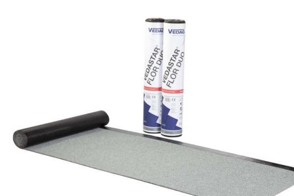 VEDASTAR FLOR DUO dolomitigrau Polymerbitumen-Schweißbahn 5.00qm Rolle