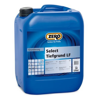 Zero Select Tiefgrund LF 10l przezroczysty, do użytku na zewnątrz i wewnątrz