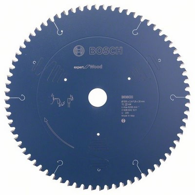 Bosch Kreissägeblatt Expert for Wood 305x30x2.4/1.8mm 72 Zähne