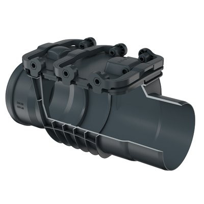 ACO Reinigungsrohr Triplex DN125 für freiliegende Rohrleitung