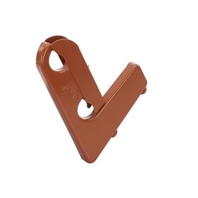 Lehmann PB Rohrhalter "Click17" für 2 Rohre 1" ziegelrot