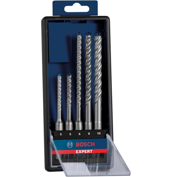Bosch Hammerbohrer-Set SDS plus 7X Expert, 5/6/6/8/10 mm