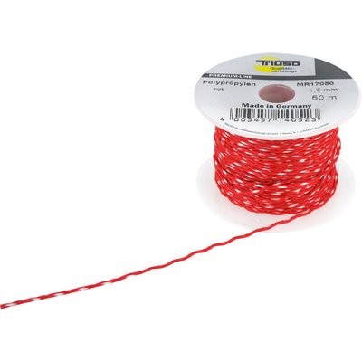 Triuso Maurerschnur rot 2.0mm 100m Polypropylen