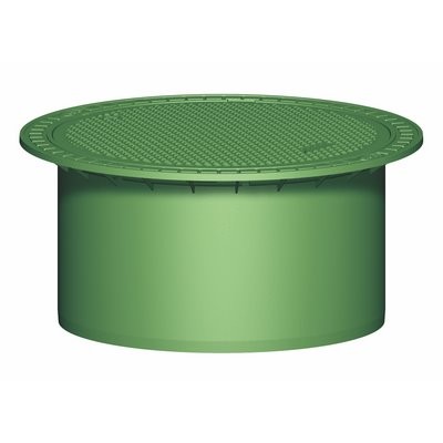 Graf Teleskop-Domschacht Mini m. PE-Deckel inkl. Abdeckung grün - 371010