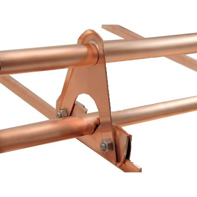 Miedziany element przedłużający do podwójnej osłony przeciwśniegowej