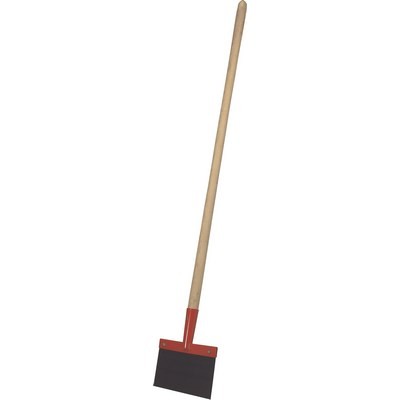 Triuso Federstahl Stoßscharre 300x1mm m. Stiel rot lackiert