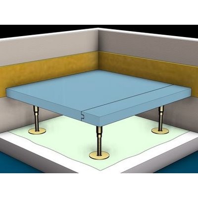 Podłoga Knauf Integral GIFAfloor FHB 28mm N+F 1200x600mm, podłoga pusta, jednowarstwowa