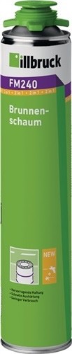 1K fountain foam FM240 750 ml B2 green with disposable gloves ILLBRUCK