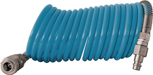 Spiralschlauchset ID 6mm AD 8mm L.5m PA Kuppl.DN 7.2 EWO