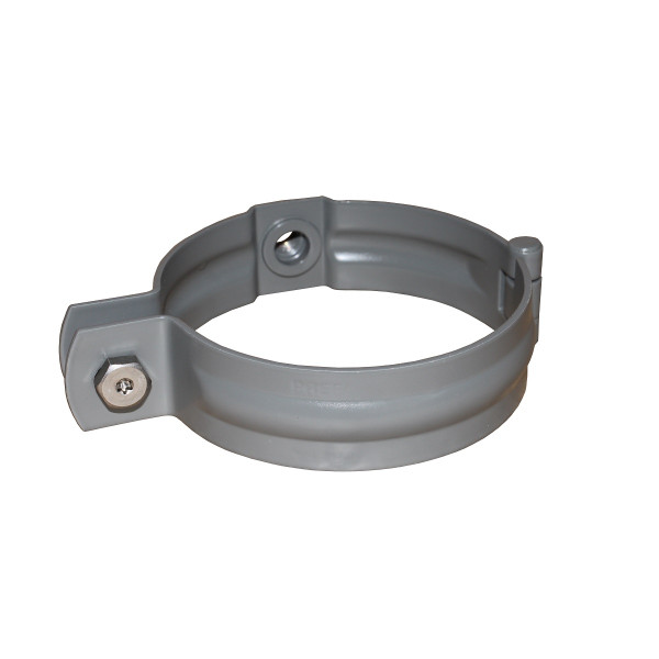 PREFA pipe clamp 100 without mandrel P.10 light gray