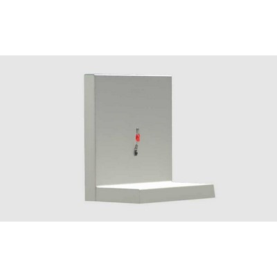 Lithonplus L-Tec Systemwinkel Bl 99cm 155x85x99x12cm steingrau SB4