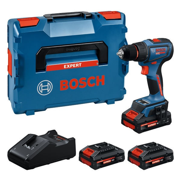 Bosch Akku-Bohrschrauber EXSR18V-90, 3 x EXBA18V-40, L-BOXX 136
