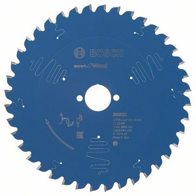 Bosch Kreissägeblatt Expert for Wood 216x30x2.4/1.8mm 40 Zähne