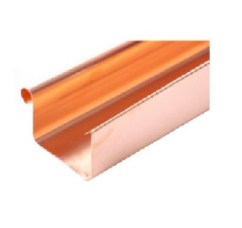 Rynna miedziana skrzynkowa 33 0,6 mm, duża długość listwy 5,00 m