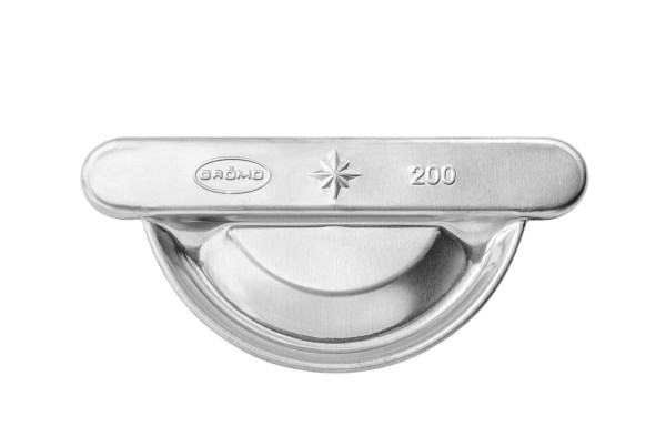 Grömo UGINOX PatinaK41 Rinnenboden 333 halbrund univer. li+re große Wulst