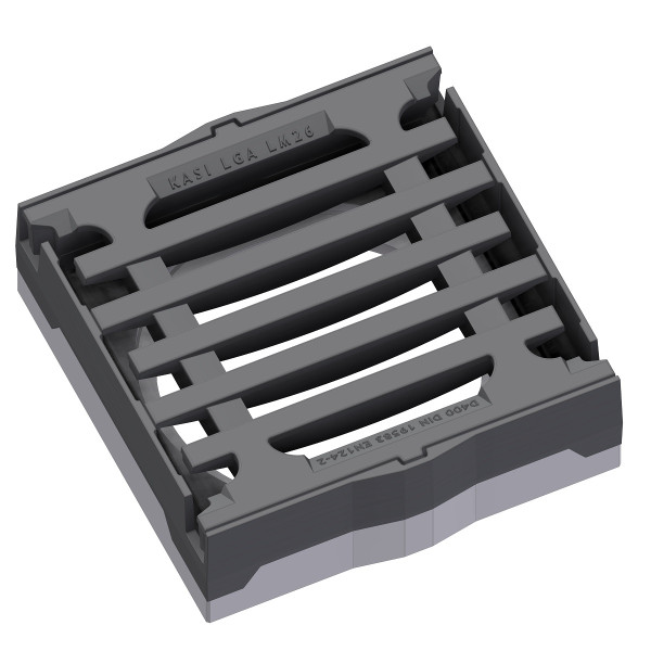 Aufsatz 500x500mm Kl. D400 SW 36mm Beton-Guss Pultform mit Einlage