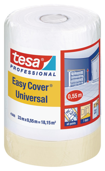 tesa Easy Cover® film matt 33mx550mm 00 light beige - 4368