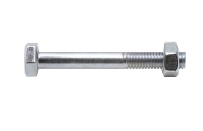 SWG Maschinenschraube vz m. Mutter DIN 601 10x140 - 25 Stück