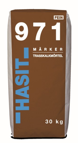 HASIT 971 MÄRKER Trasskalkmörtel 2mm 30kg Sack