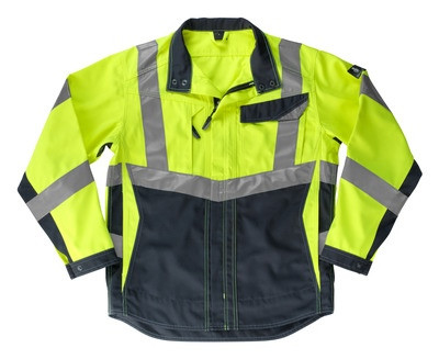 MASCOT® Oxford Arbeitsjacke hi-vis gelb/schwarzblau Gr.XL